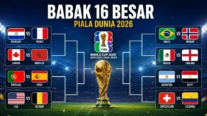 Jadwal Lengkap Pertandingan 16 Besar Piala Dunia 2026