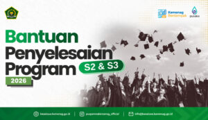 Kemenag Buka Bantuan Penyelesaian Studi S2 dan S3, Berikut Syaratnya