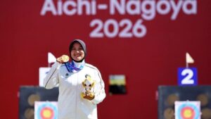 Nurisa Dian Ashrifah Persembahkan Medali Emas ke-5 Asian Games 2026 untuk Indonesia